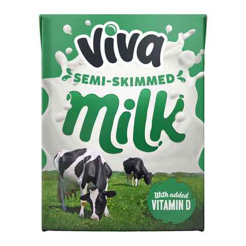 Viva Semi-Skimmed Milk 200ml Carton