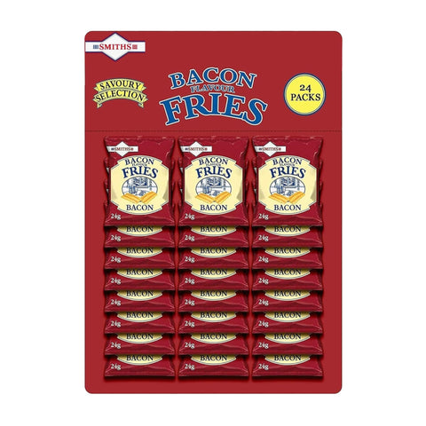 Smiths Bacon Fries Pub Card with 24 packs