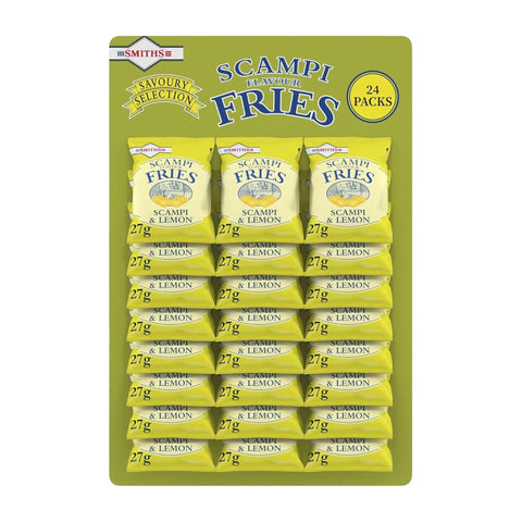 Smiths Scampi Fries Pub Card with 24 Packs