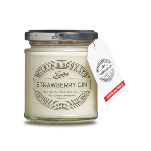 Strawberry Gin Jam Jar Natural Wax Candles 135g