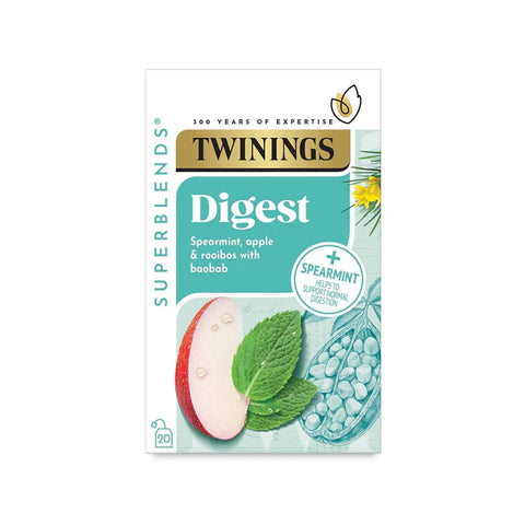 Twinings Superblends Digest Spearmint Tea Bag 4x20 bags