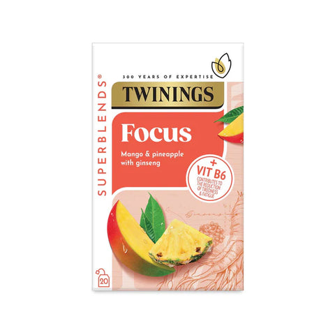 Twinings Superblends Focus Tea Bags 4x20pk