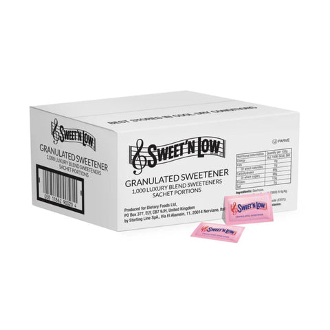 Sweet'n Low Low Calorie Sweetener Sachets - Box of 1000