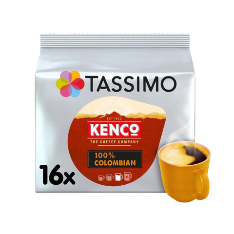 Tassimo Kenco Pure Columbian Coffee 5x136g
