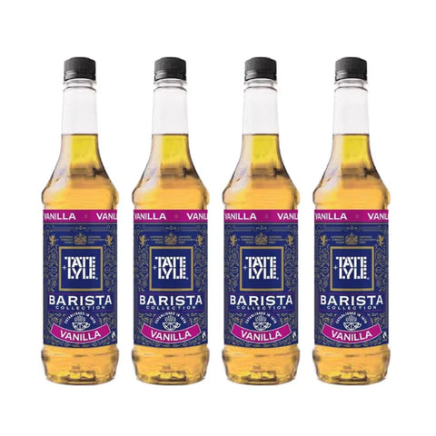 Tate & Lyle Vanilla Coffee Syrup 4 x 750ml Bottles