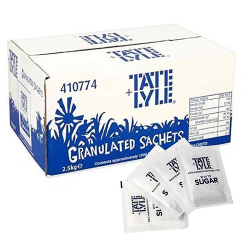 Tate & Lyle White Sugar Sachets - Box of 1000