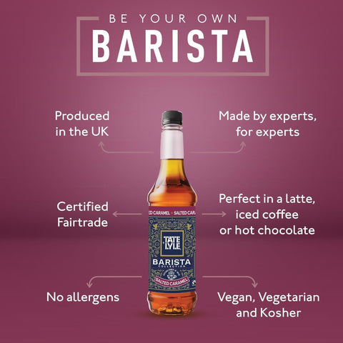 Tate & Lyle Salted Caramel Coffee Syrup 750ml