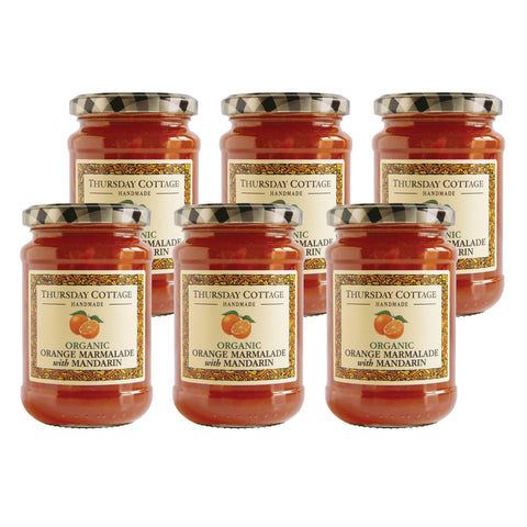 Thursday Cottage Organic Orange & Mandarin Marmalade 6 x 340g Jars