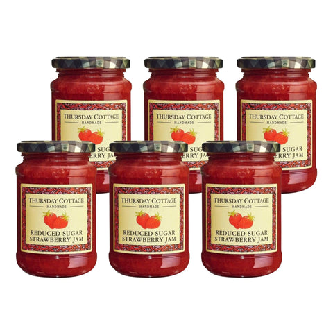 Thursday Cottage Reduced Sugar Strawberry Jam 6 x 315g Jars