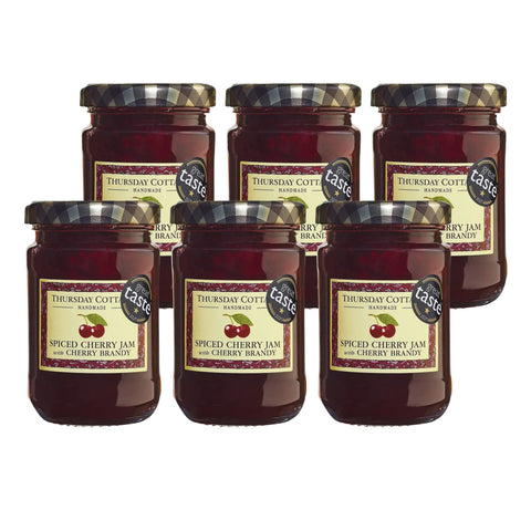 Thursday Cottage Spiced Cherry Jam with Cherry Brandy 6 x 112g Jars