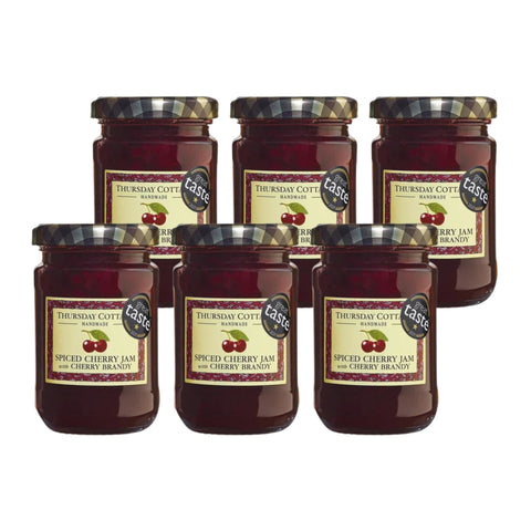 Thursday Cottage Spiced Cherry Jam with Cherry Brandy 6 x 210g Jars