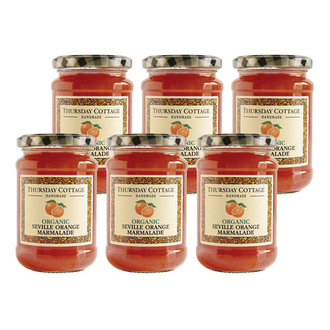 Thursday Cottage Organic Seville Orange Marmalade 6 x 340g Jars
