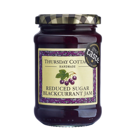 Thursday Cottage Reduced Sugar Blackcurrant Jam 310g Jar