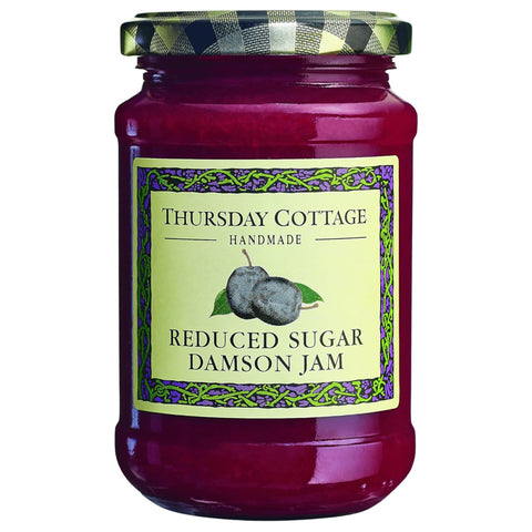Thursday Cottage Reduced Sugar Damson Jam 315g Jar