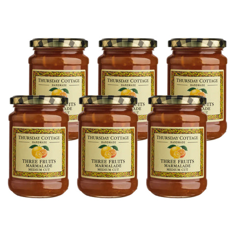 Thursday Cottage Three Fruits Marmalade 6 x 340g Jars