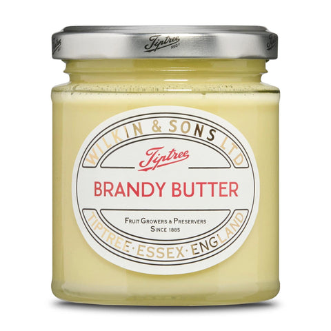 Tiptree Brandy Butter 210g jar, rich brandy butter for Christmas pudding and mince pies, UK wholesale trade pack