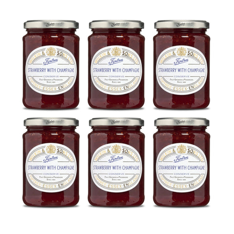 Tiptree Strawberry with Champagne Conserve 6 x 340g Jars