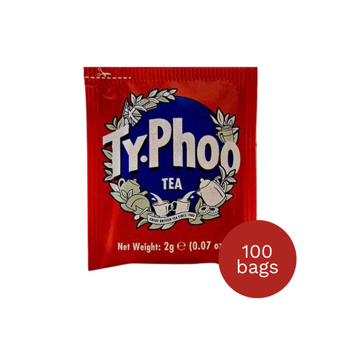 Typhoo String, Tagged & Envelope - 100 Tea Bags