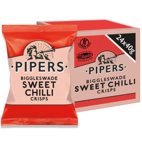 Pipers Crisps Biggleswade Sweet Chilli 40g