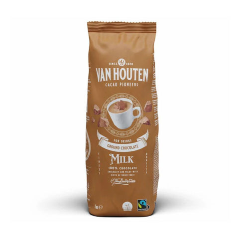 Van Houten Ground Milk Ground Milk Hot Chocolate 1kg