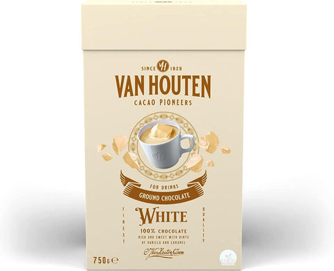 Van Houten Ground White Chocolate Flakes 750g