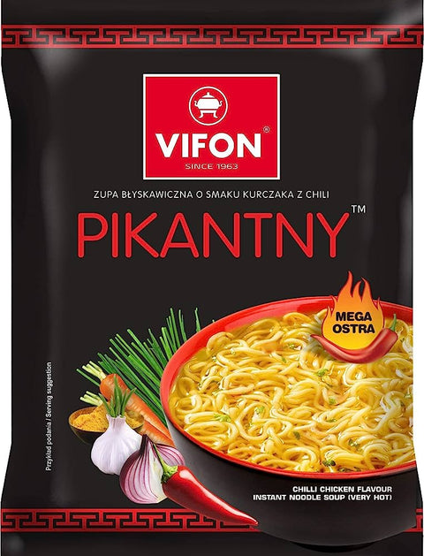 Vifon Chilli Chicken Pikanty Instant Noodles 22x70g