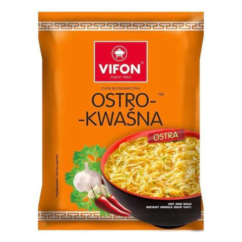 Vifon Ostro-kwasna Hot & Sour Instant Noodle Soup 24x70g
