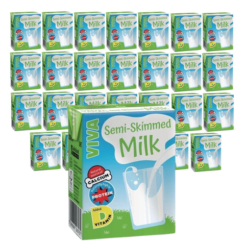 Viva Semi-Skimmed Milk 27 200ml Cartons
