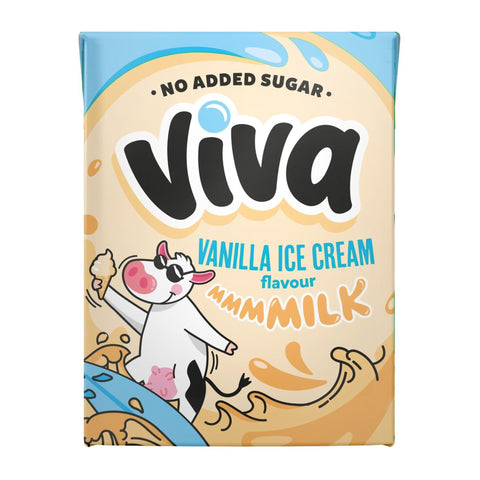 Viva Vanilla Ice Cream Flavoured Milk 200ml Carton
