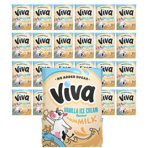 Viva Vanilla Ice Cream Flavoured Milk 27 x 200ml Cartons
