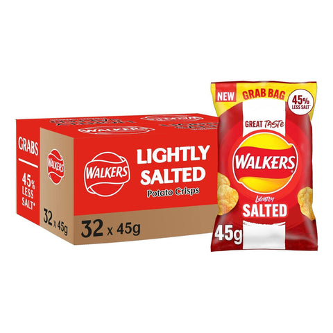 Walkers Lightly Salted Grab Bag 32x45g