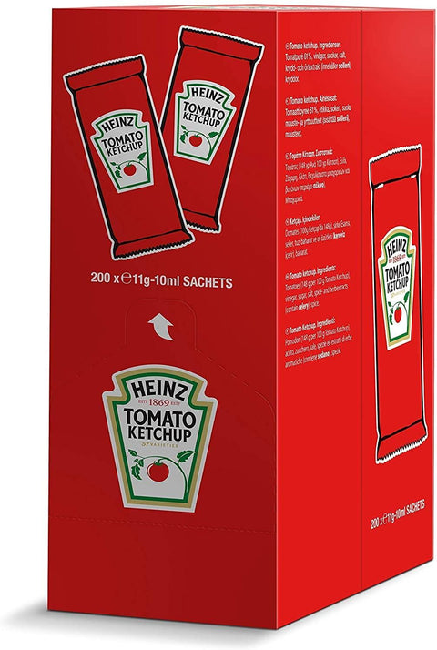 Heinz Tomato Ketchup Sachets 200x11g