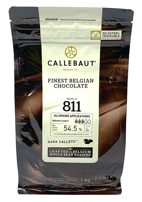 Callebaut Dark 811 54.4% Chocolate Chips 1kg