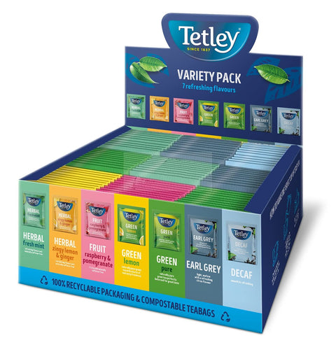 Tetley Enveloped Variety Pack Envelopes 1x162.5g