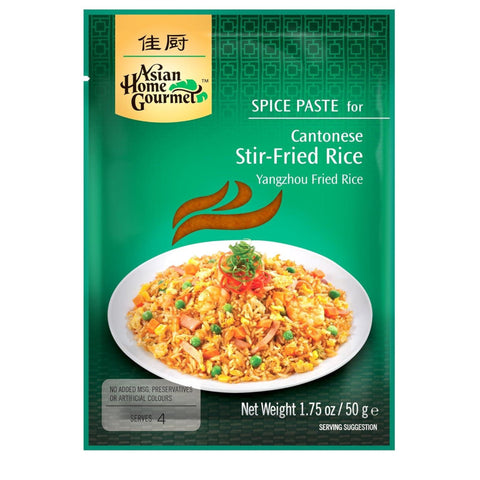 Asian Home Gourmet Spice Paste for Cantonese Stir-Fried Rice 12 x 50g