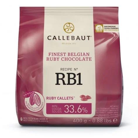 Callebaut RB1 Ruby Callets 33.6% 400g