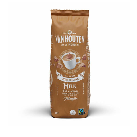 Van Houten Ground Milk Ground Milk Chocolate 1kg