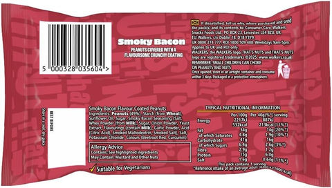 That's Nuts Walkers Smoky Bacon Bag 20x40g