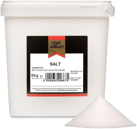 Chef William Table Salt 6kg
