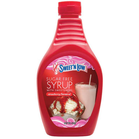 Sweet'N Low Sugar Free Strawberry Flavoured Syrup 510g