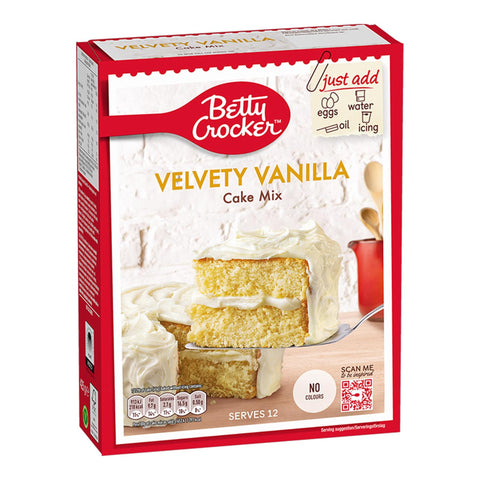Betty Crocker Velvety Vanilla Cake Mix 425g