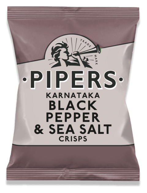 Pipers Christmas Selection Box Gift Bundle | 9 Flavours | 1 of Each Flavour | 40g Bags with Pipers Tote Bag