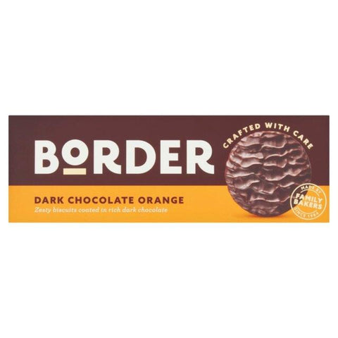 Border Dark Chocolate Orange Biscuits 14 x 150g