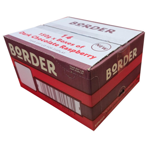 Border Dark Chocolate Raspberry 14 x 150g