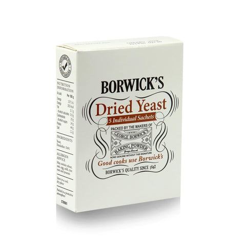 Borwick's Instant Yeast 6 Boxes (5 x 6g)