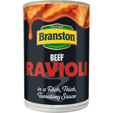 Branston Beef Ravioli in Tomato Sauce 6 x 395g