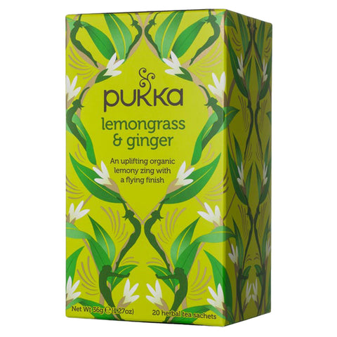 Pukka Lemongrass & Ginger - Pack of 20 Tea Bags