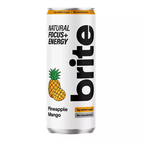 Brite Natural Focus+ Energy Pineapple Mango 12x330ml