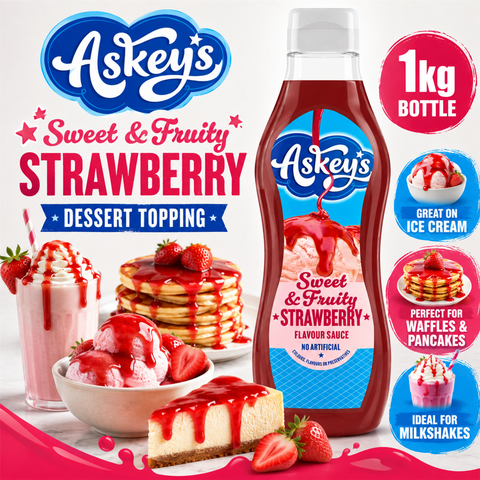 Askeys Treat Strawberry Dessert Topping 1kg