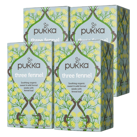 Pukka Three Fennel - Pack of 20 Tea Bags